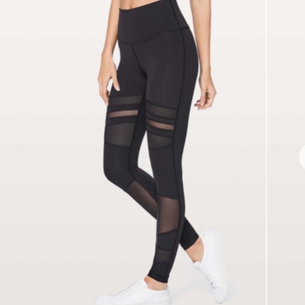Lululemon Wunder Under Mix & Mesh Leggings - image 1